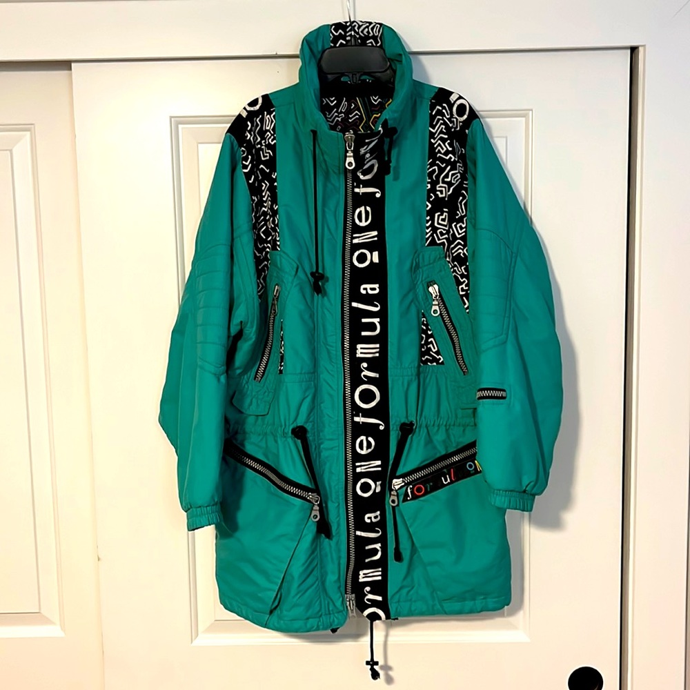 Vintage 80s Formula one Jacket